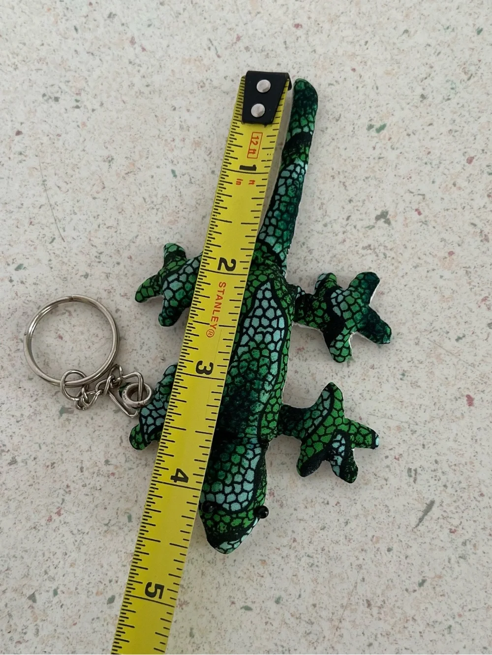Vintage Green Lizard Keychain